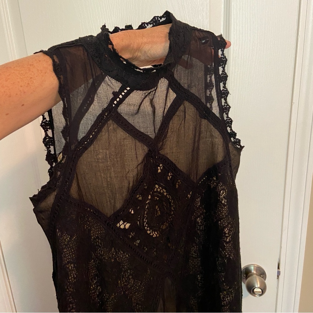 Free people angel lace mini dress size small - Picture 11 of 14